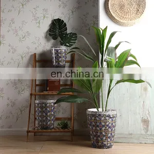 Wholesale Various Size Garden Green Plants Pots Custom Cheap Retro Indoor Balcony Flower Pots Set for Home Decor thumbnail-1