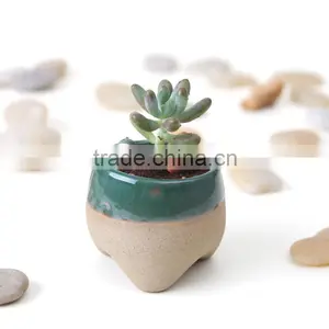 Promotional Item White Swan Shaped Small Ceramic Flower Pots thumbnail-1