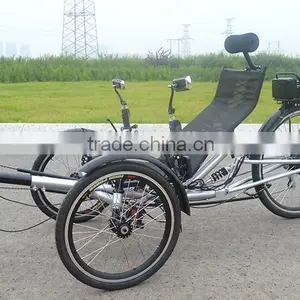 21 Speed Pedal Assisted Electric Recumbent Trike thumbnail-4