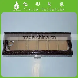 New Products Wholesale Fashion PU Leather Velvet Watch Box thumbnail-1