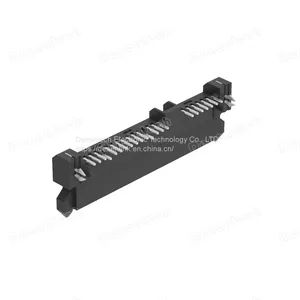Denentech SATA 7+15P H4.20mm Female Right Angle DIP 1.80 Connector thumbnail-1