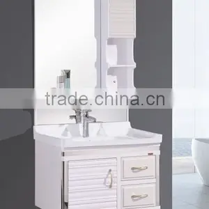 China Economical Wall Hung Cabinet With Mirror and Light Frpm Henan thumbnail-2