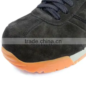 Suede Leather Anti Shock Casual Style Women Safety Shoe thumbnail-5