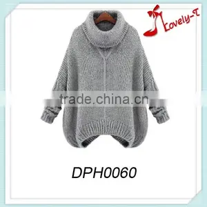 Wholesale Lady Sweater Poncho Knit Woman Cashmere Sweater,handmade Sweater Design for Girl thumbnail-1