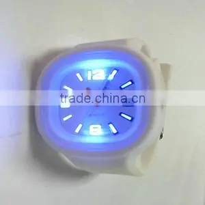 Light Blue Silicone Jelly Watch thumbnail-1