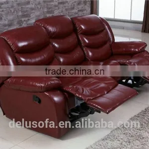 Modern Home Furniture Best Sale Sectional Pure Leather Sofa Set thumbnail-1