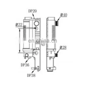 AUTO WATER RADIATOR PLASTIC TANK OE 1723528 FOR BMW 90-99 318 E36/43 89-95 525 E34/M40 92-98 528 E39/M52 thumbnail-1