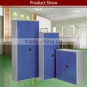 0.6mm 2 Door Steel File Cabinet Office Furniture Steel Cupboard 4 Moveable Shelf thumbnail-2