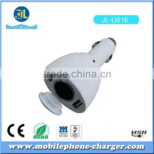 Car Cigar Lighter With Dual Two USB Output in 2A 1A Support for Digital Device Use in Car thumbnail-1