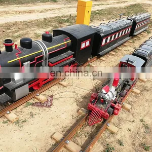 Popular Amusement Steam Tourist Track Train for Sale thumbnail-4