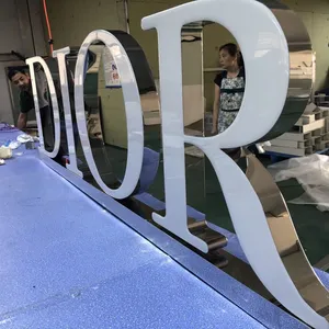 Epoxy Resin Electronic Signs Frontlit Shop Signage Advertising Letters thumbnail-2