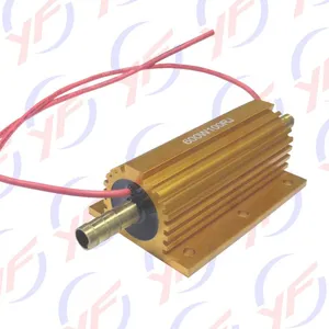 Water Cooling Type 500W Golden Aluminum Housed Fixed Power Resistor thumbnail-1