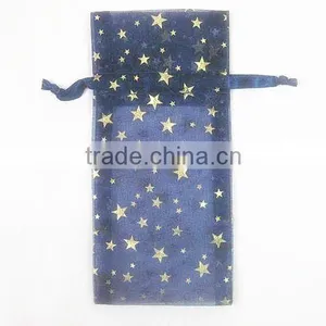 Wholesale Gift Organdy Drawstring Printed Ribbon Packing Bags/jewelry Christmas,party Wrapping Gifts thumbnail-3
