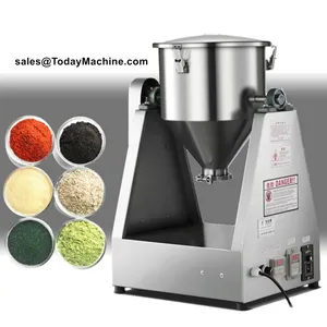 Cosmetic Food Flour Powder Double Cone Blender Mixing Machine thumbnail-3