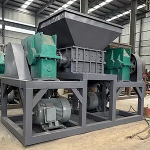 Plastic Shredder Plastic Bottle Shredder Double Shaft Shredding Machine Industrial Plastic Shredder Machine thumbnail-4