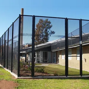 Durable 3D Curved Welded Wire Mesh Fence - Galvanized & Powder Coated for Garden Trellis thumbnail-3