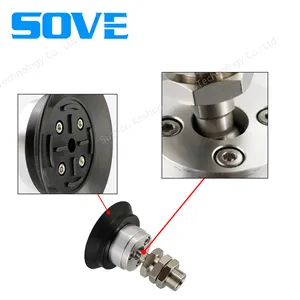 ZPT-32~125HN/S-B01-A14 Series Silicone/Rubber Vacuum Cup SMC Brand Perfect Alternative Product Single Layer Universal Swivel Suction Cup thumbnail-2