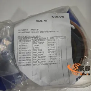 VOE14589129 Cylinder Seal Kit 14589129 Parts of EC210B Excavator Sealkit， Volvo thumbnail-3
