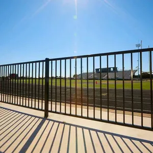 Galvanized Steel Garden Ornamental Fence for Outdoor Villa - 1.2m Height Customizable thumbnail-3