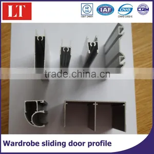 Closet Door Frame Sliding Door Profile Sliver Anodized Color thumbnail-2