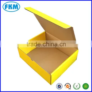 Yellow Folded Corrugated Box thumbnail-1