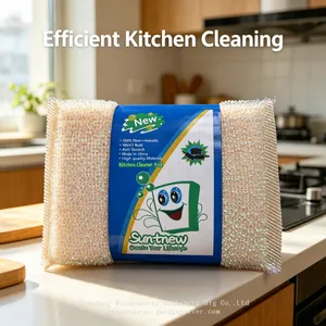 Colorful Scrub Sponges, High Density Absorbent Kitchen Sponges for Grease & Grime thumbnail-1