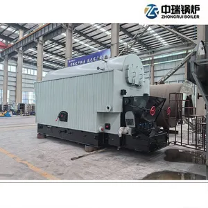 Rapid-Heating Dzl 4.2MW Peanut Shell Hot Water Boiler, Single Drum, 1.25MPa 130/70℃, for Medium Industrial Baking and Coating Processes thumbnail-4