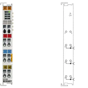 BECKHOFF EL9100 EtherCAT Potential Supply Terminal 24V DC 10A Power Feed Module Original New thumbnail-2