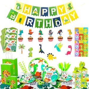 Ningbo PartyKing Cartoon Theme Disposable Tableware Sets Paper Plates Cups Party Supplies Party Banner Wedding Kid Birthday Party Decoration thumbnail-1