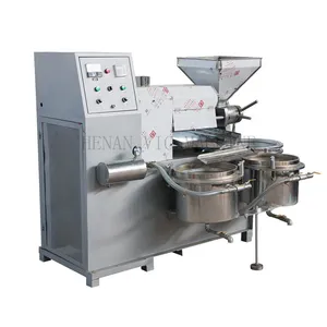 Factory Supply Automatic Peanut Sesame Sunflower Seeds Oil Making Rapeseed Avocado Combined Screw Oil Press Machine With Vacuum Filter thumbnail-1
