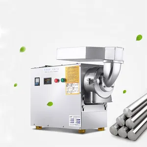 MO-Qdmdch Industrial Water Cooled Stainless Steel GW005 Crusher Machine Continuous Feeding Hammer Mill Grinder 5-50kg/h for Spice Herb Grain thumbnail-1
