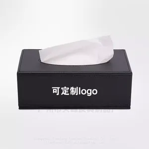 Hotel Room Creative Tissue Box for Home Use, Simple European Living Room, Car Use, Cardboard Box, Light Luxury, Modern Leather thumbnail-4