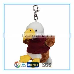 Cheap Plush Eagles With T-shirt Keyring thumbnail-1