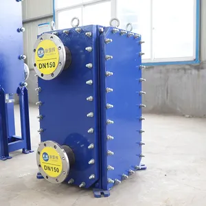 Plate Frame Heat Exchanger for Pharmaceutical Industry, Sanitary 316L Connections thumbnail-1