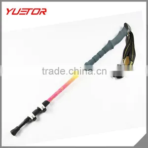 Three Sections External Quick Lock Aluminum 7075 Trekking Pole Walking Stick Supplier's Choice thumbnail-2