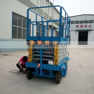 Factory Direct Sale Battery Powered Scissor Lift Platform/hydraulic Vertical Platform Lift thumbnail-2