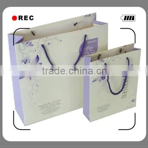 Custom Printed Logo Christmas Paper Shopping Paper Bags Wholesale Paper Shopping Bag thumbnail-1