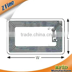 Square, Rectangular Shape Laser Printing ISO15693 RFID Book Label Tag for Identity Card thumbnail-1