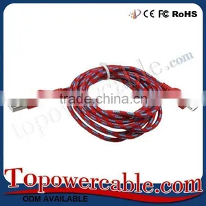 Bulk Buy From China Round Shaped Braided Nylon Mobile Data Cable thumbnail-1