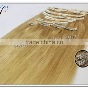 New Selling Factory Price High Quality 30 Inch Human Hair Extensions Clip in 100% Human Hair Best Selling thumbnail-2