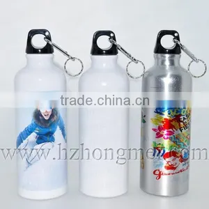 New Arrival Slim 600ml Blank Aluminium Transfer Sport Bottle With Coating thumbnail-2