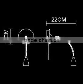 Modern Decorative Wall Lamp , Hotel Wall Lamp for Hot Sale thumbnail-2