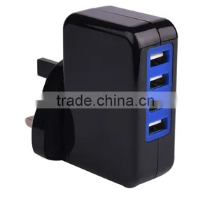20w 5v4a Four Usb Port Replaceable Plug Power Adapter thumbnail-1