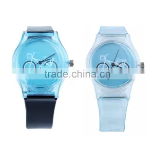 ZHONGCHEN 2618 Summer Cartoon Bicycle Male and Female Silicone Watch Fashion Women Dress Wristwatch Analog Casual Quartz Watch R thumbnail-1
