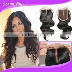 Peruvian Natural Curly Closure Hair Extensions thumbnail-6