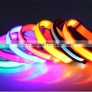 Collar Led Night Light-up Flashing Glow In The Dark Led Cat Collar Led Dog Collar thumbnail-1