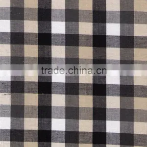 Plain Weave Check Pattern Cotton Fabric thumbnail-1
