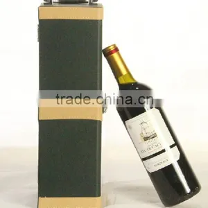 2015 Handmade High Quality Leather Box for Wine Glasses thumbnail-4