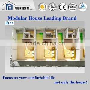 Easy Assemble Site Serving Prefab Building /modular Steel Structure House thumbnail-3
