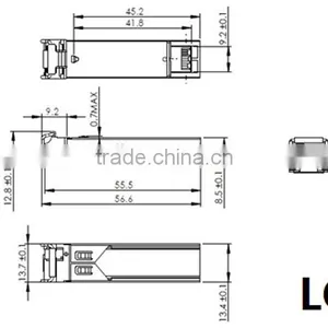 1.25Gbps Data Links Bidirectional Module DDM Single Mode 120km BIDI SFP Transceiver thumbnail-3